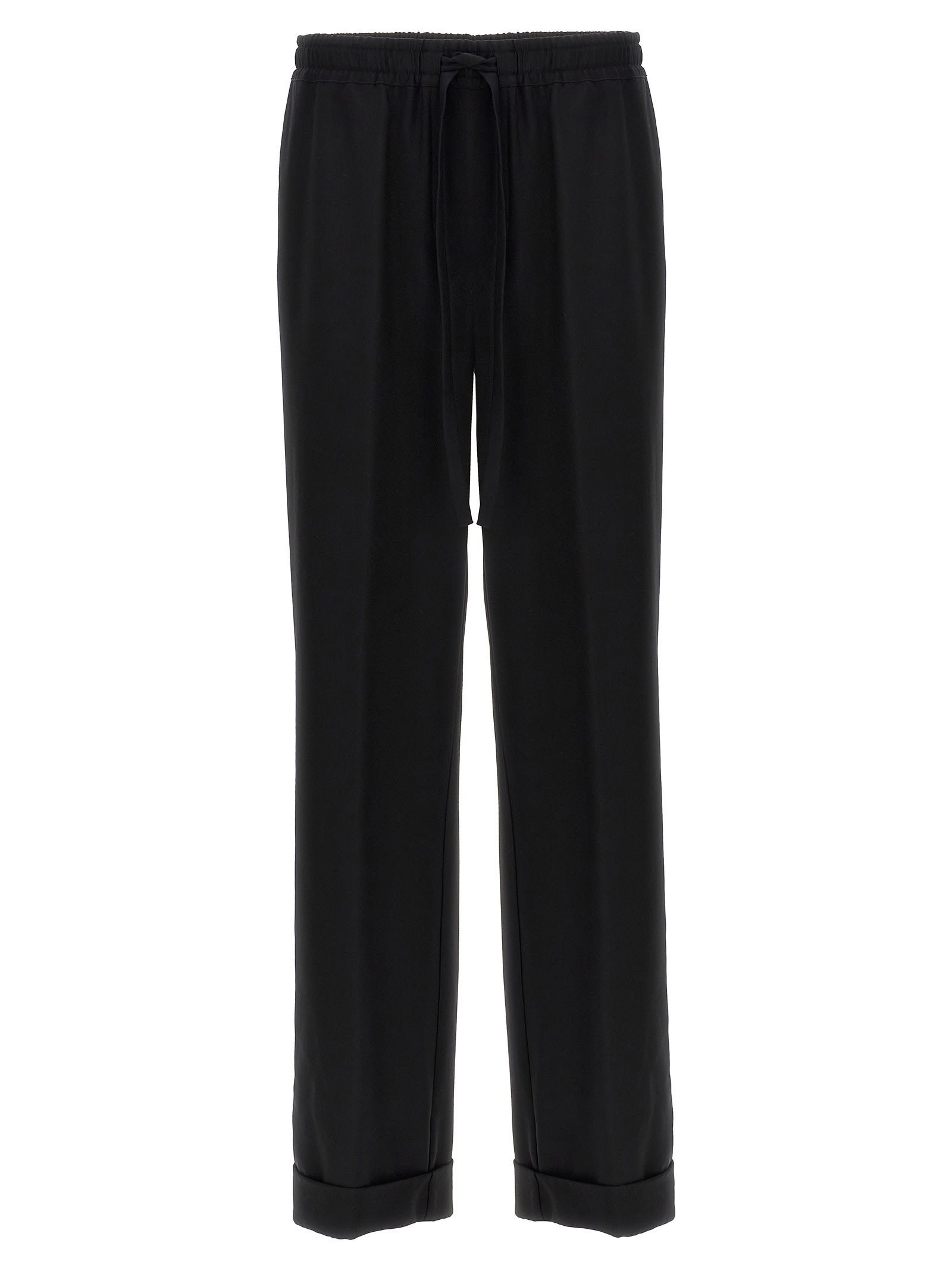 Contrast Piping Pants