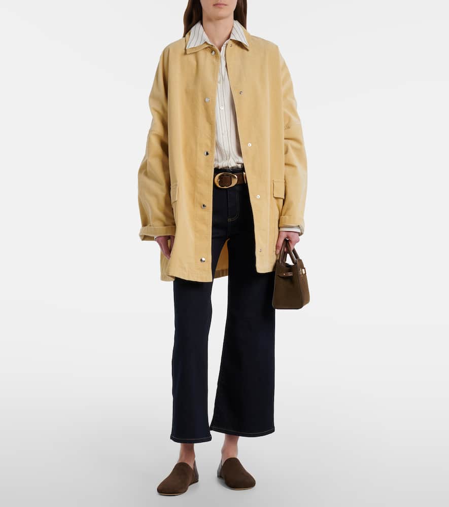 Saige cropped wide-leg jeans