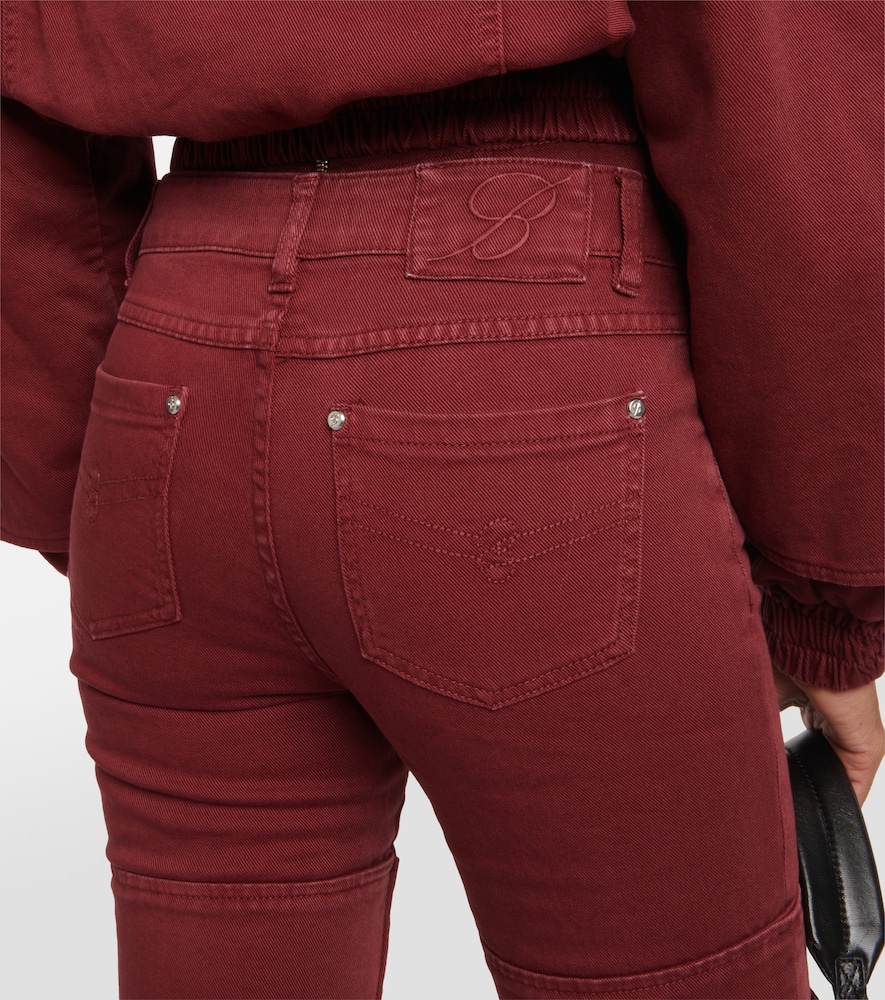 Cutout mid-rise boyfriend jeans