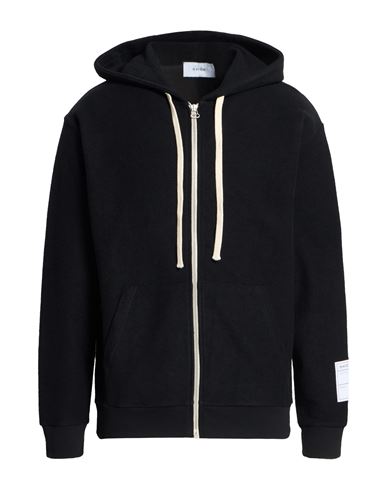 Man Sweatshirt Black Size S Cotton