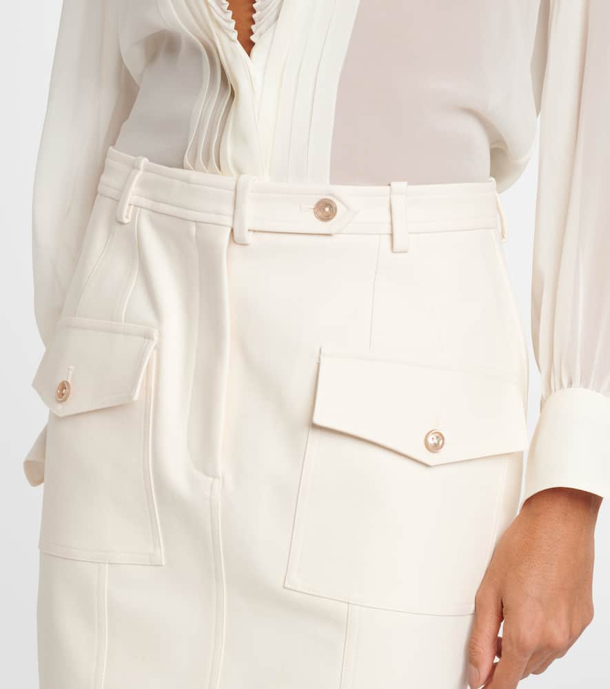Tom Ford Cotton-blend midi skirt