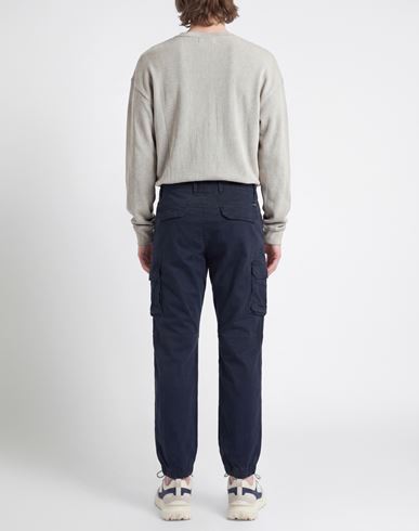 Man Pants Navy Size XS Cotton, Elastane