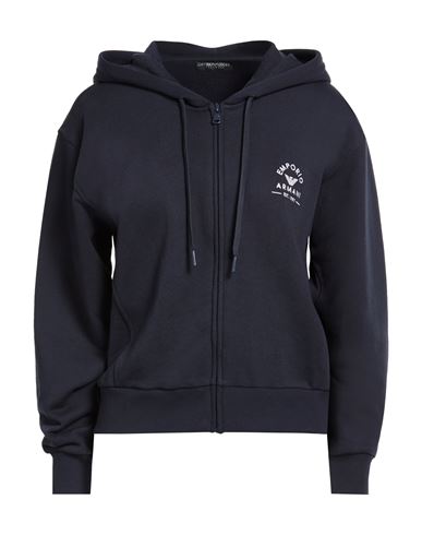 Underwear Woman Sweatshirt Midnight blue Size L Cotton, Polyester, Elastane