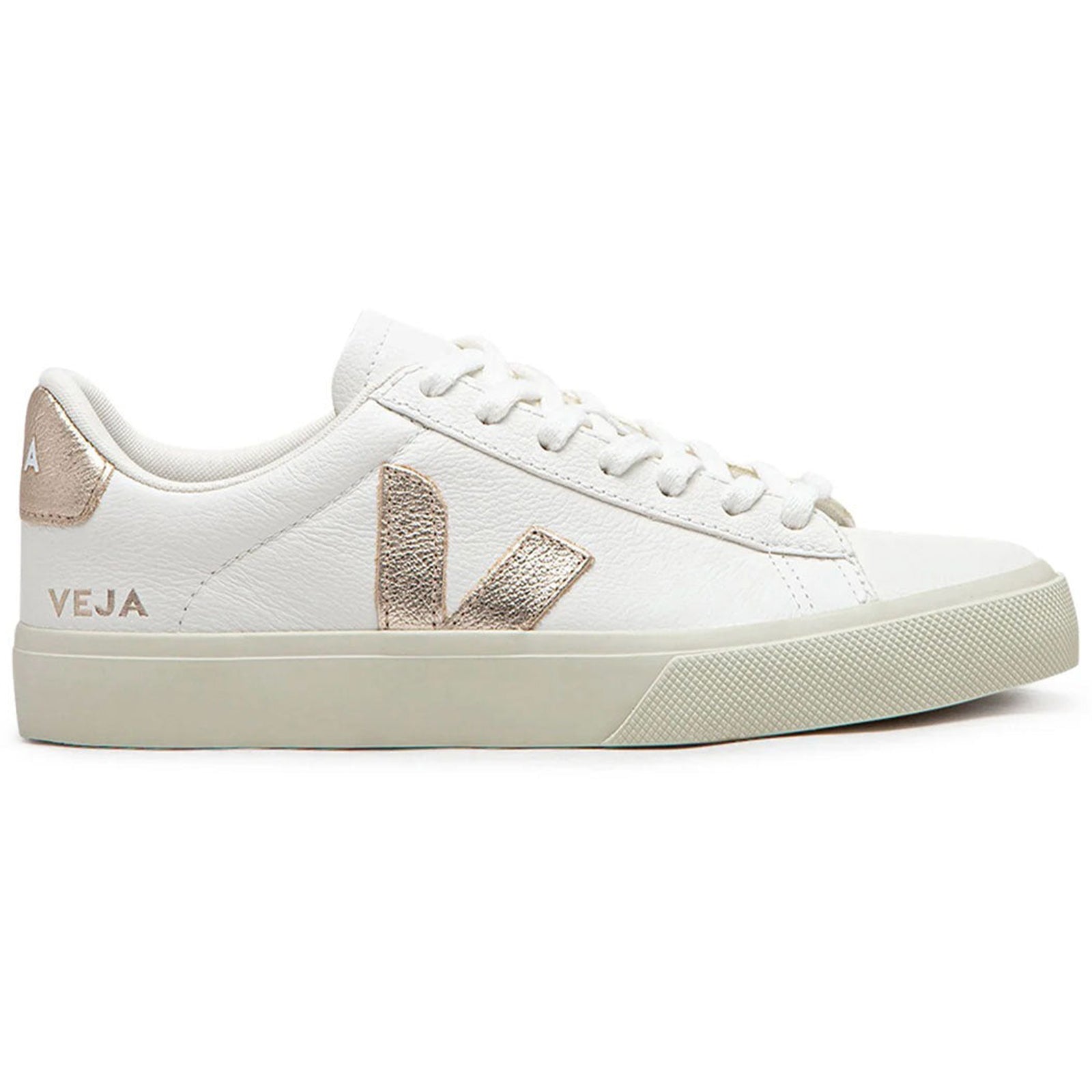 Veja Campo Chromefree Leather Men's White Platine Fashion Trainers