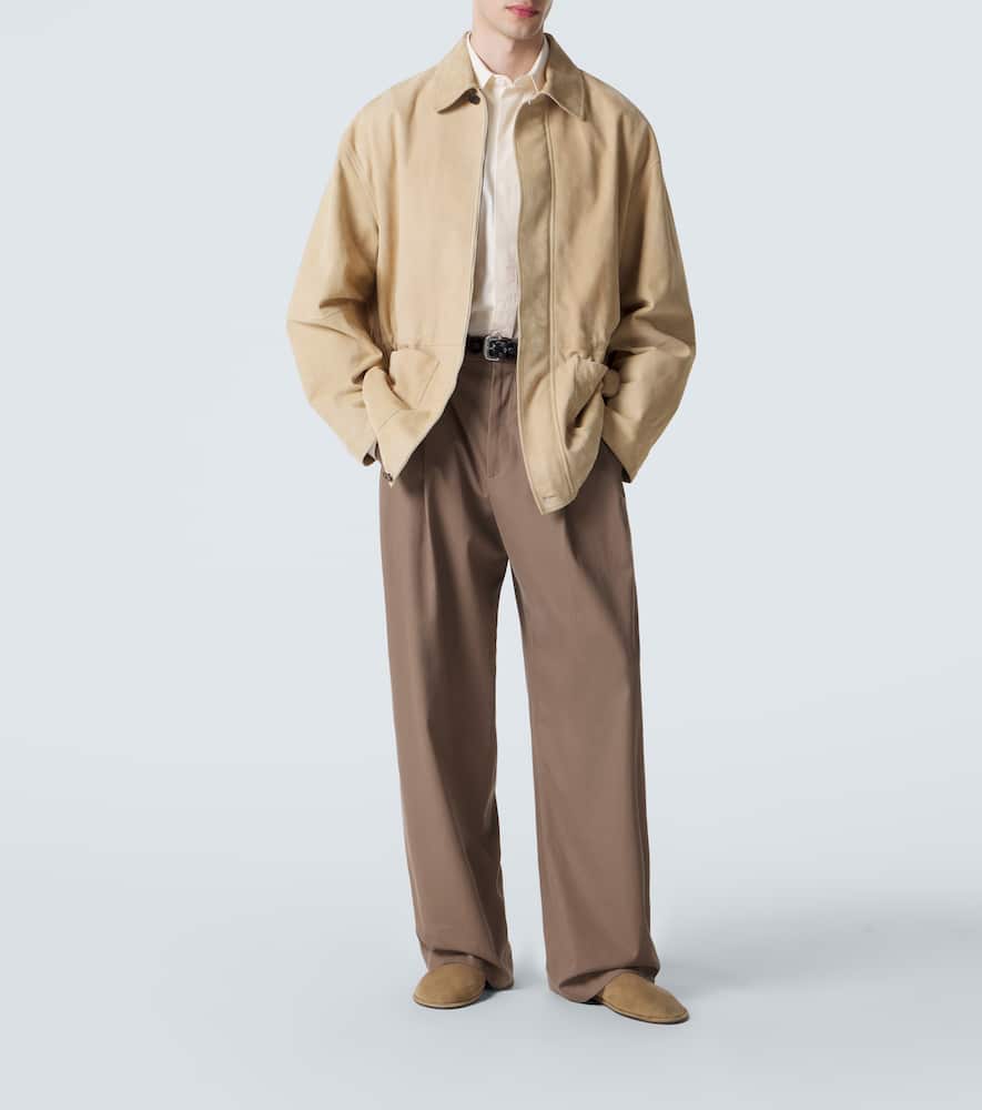 Canal suede loafers