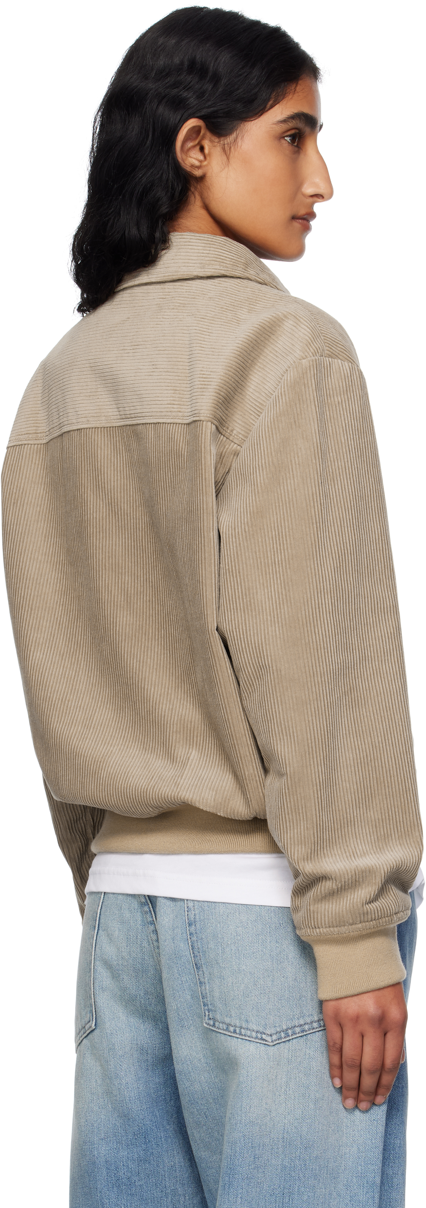 A. P.C. Beige Giles Jacket