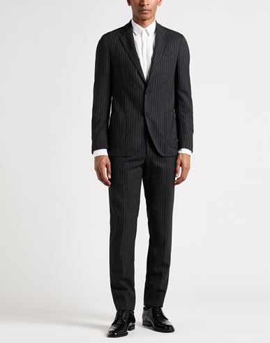 Man Suit Black Size 38 Wool
