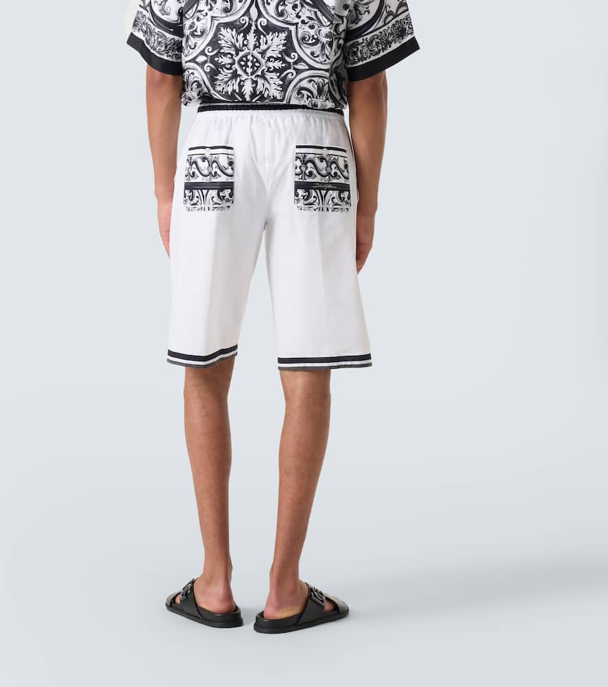 Majolica cotton shorts