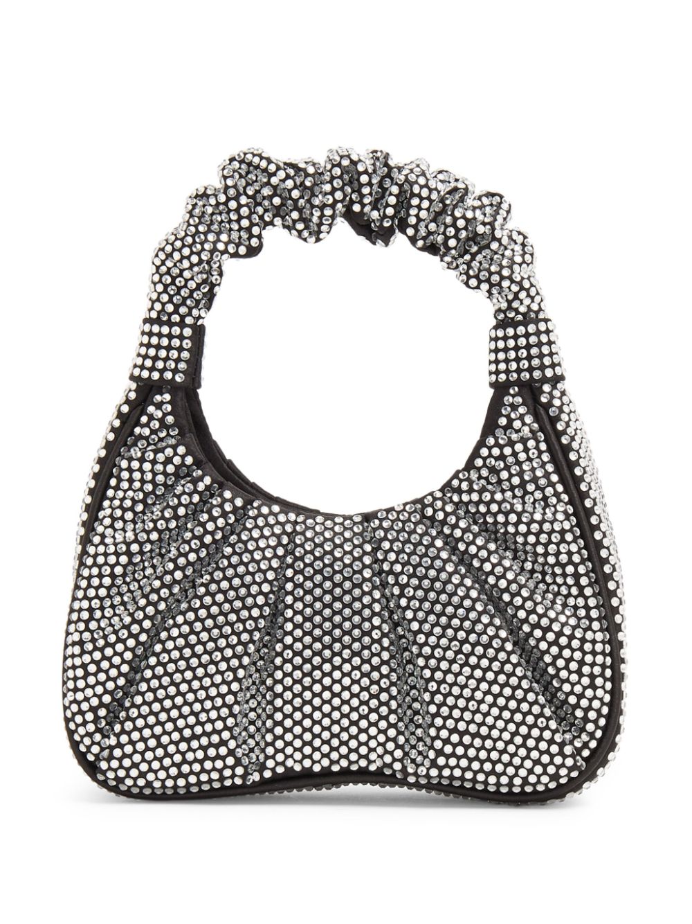 Gabbi crystal-embellished shoulder bag - Black