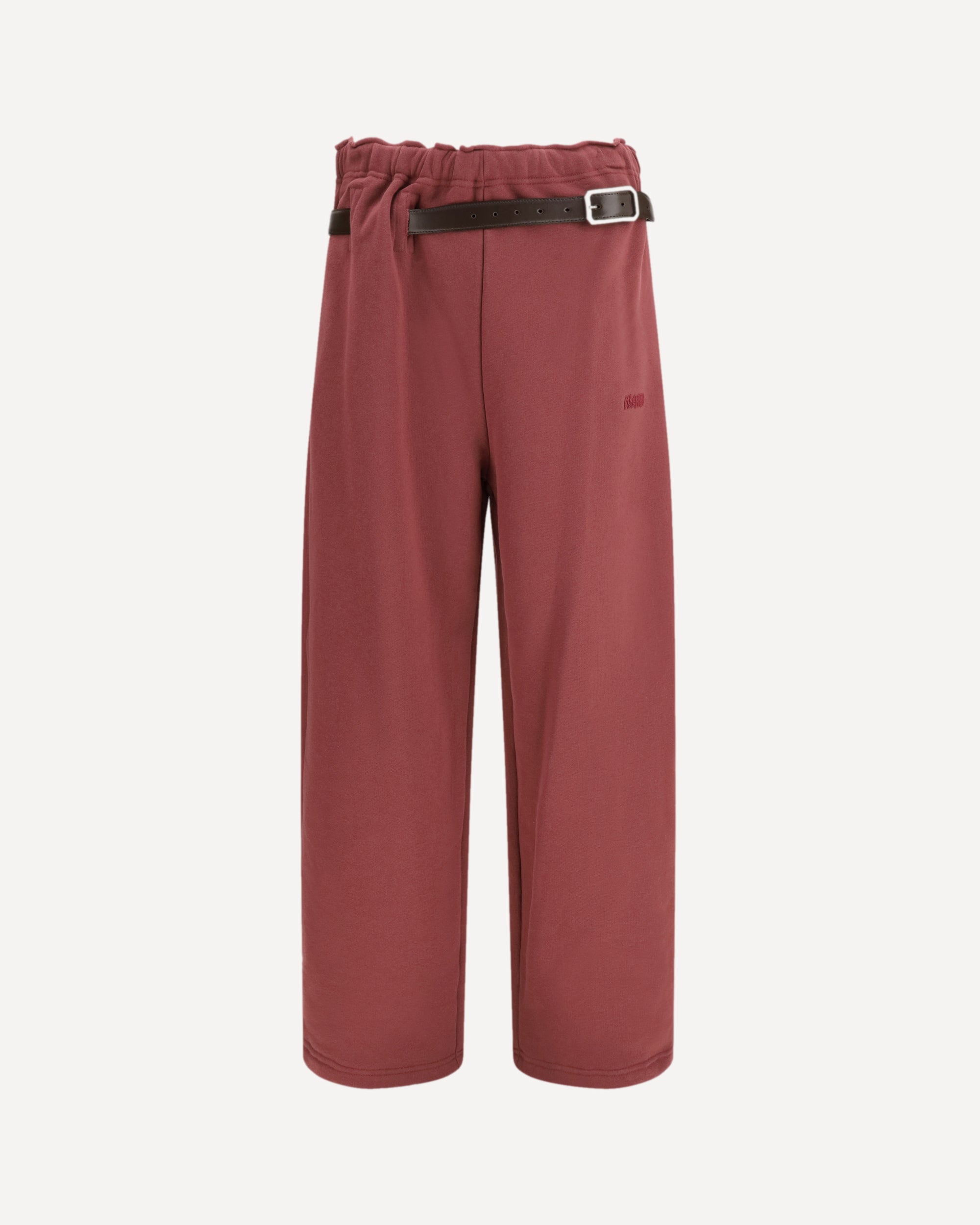 Buckle-belt Track Pants Male S