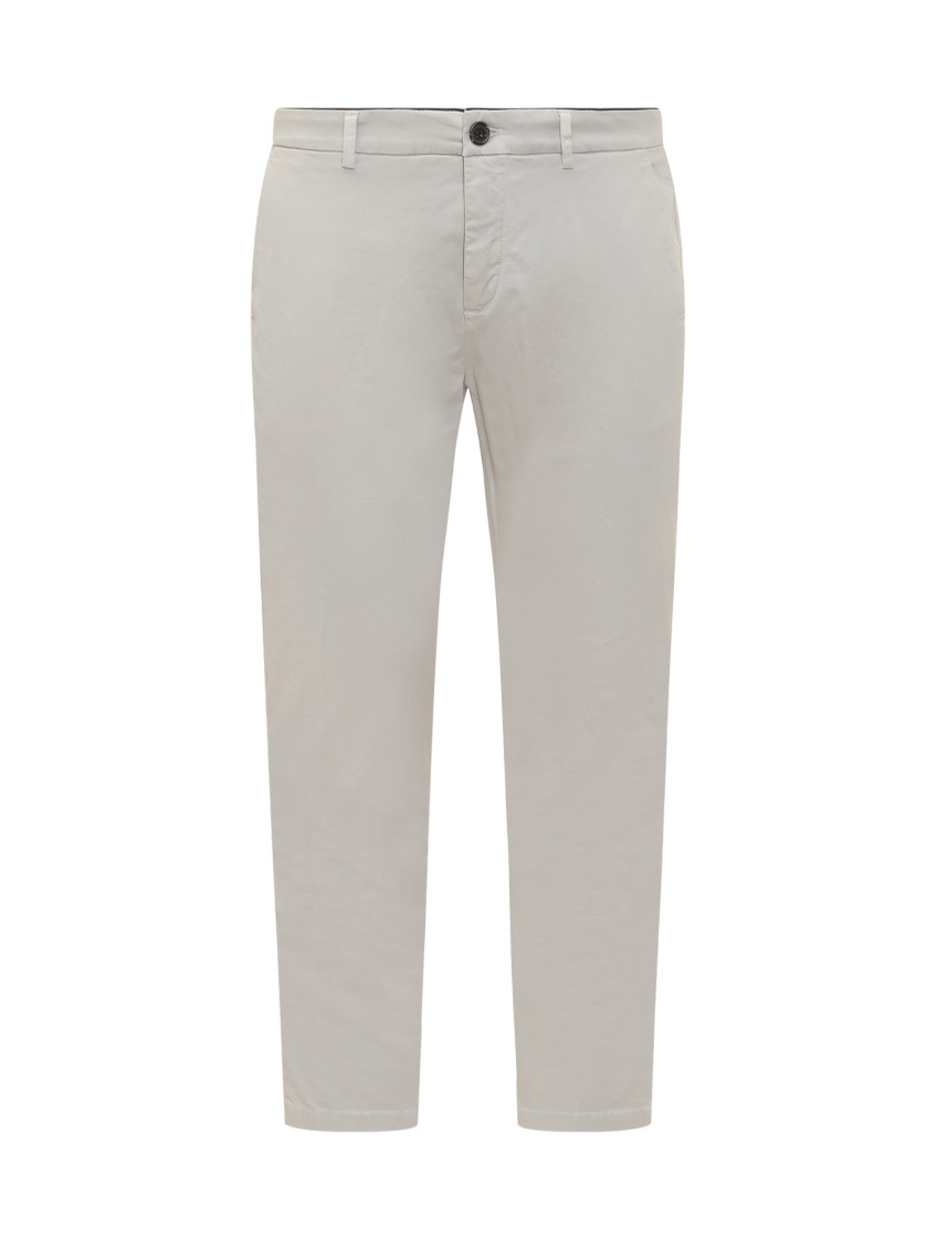Grey Flat Front Pants
