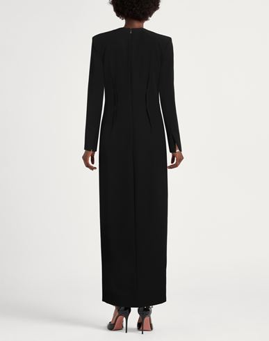 Woman Maxi dress Black Size 4 Polyester, Elastane
