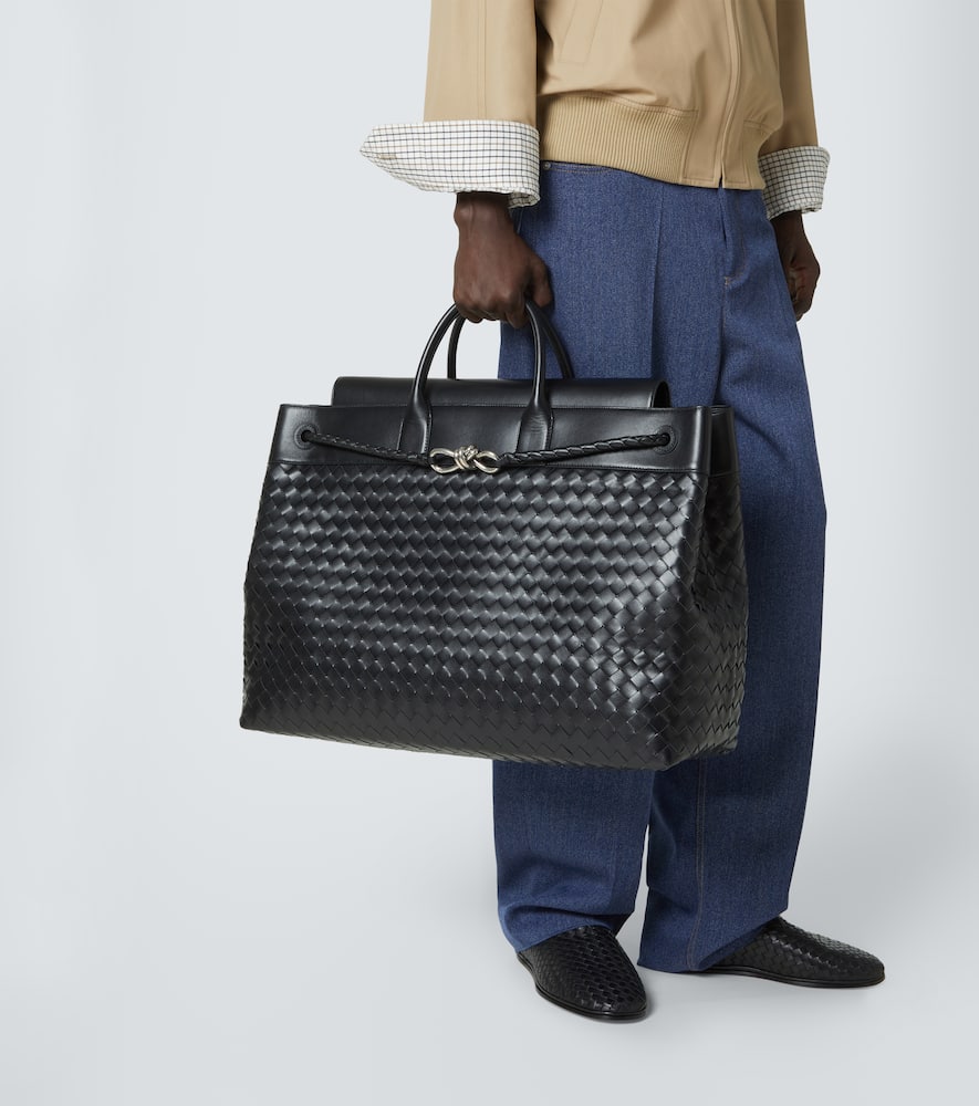 Bottega Veneta Andiamo Voyager Large leather tote bag