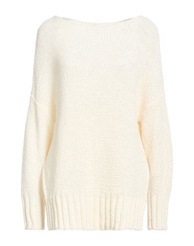 Woman Sweater Cream Size S Cotton, Recycled polyamide, Polyamide