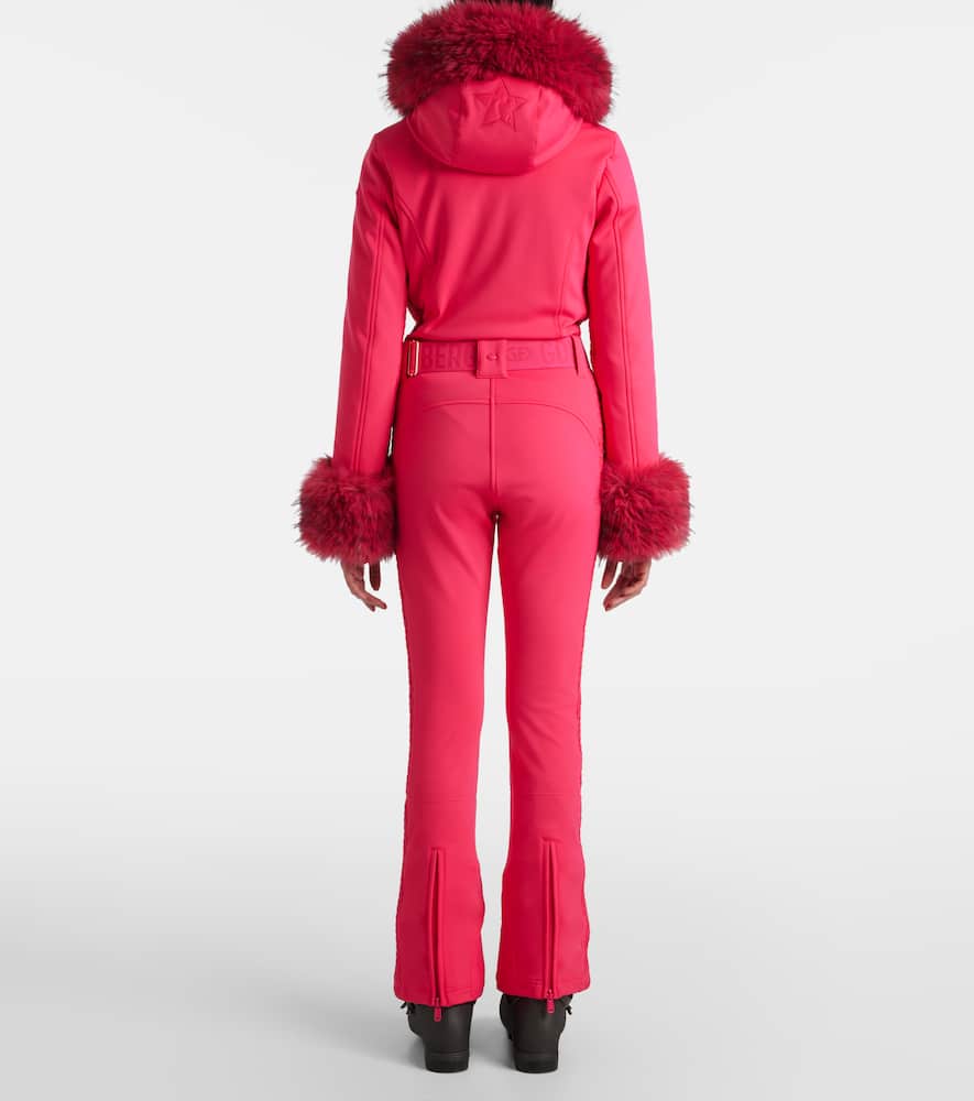 Angele faux fur-trimmed ski suit