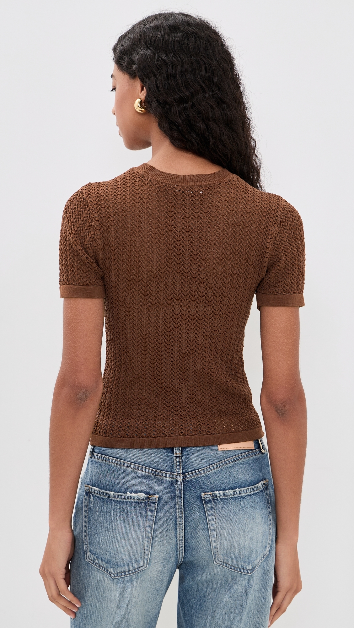 The Crochet Baby Tee Chocolate