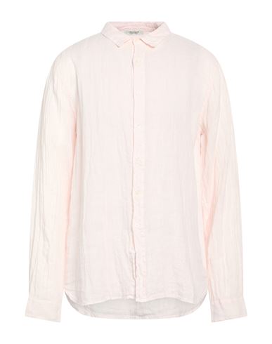 Man Shirt Light pink Size XXL Linen