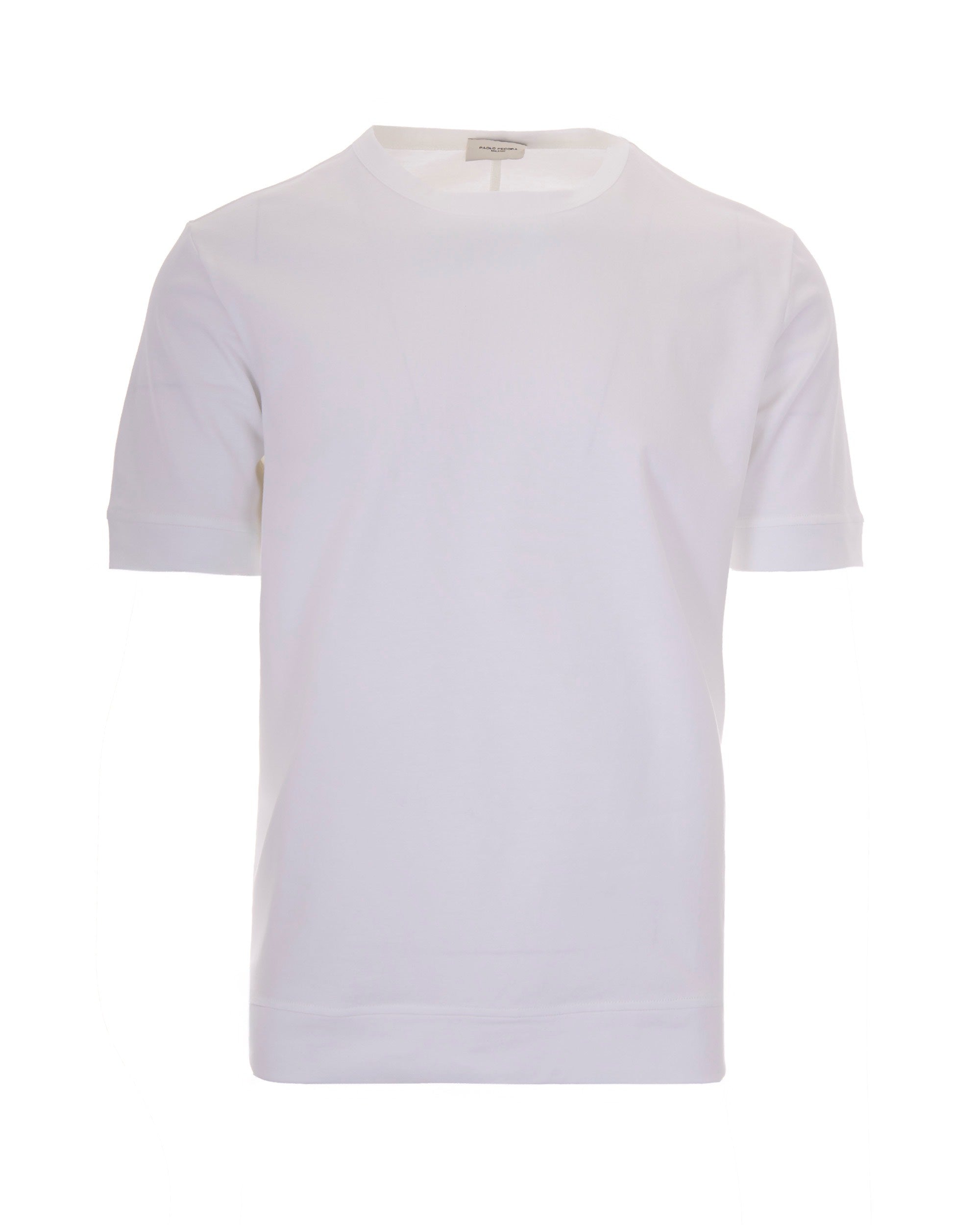 Stretch Cotton T-Shirt — White