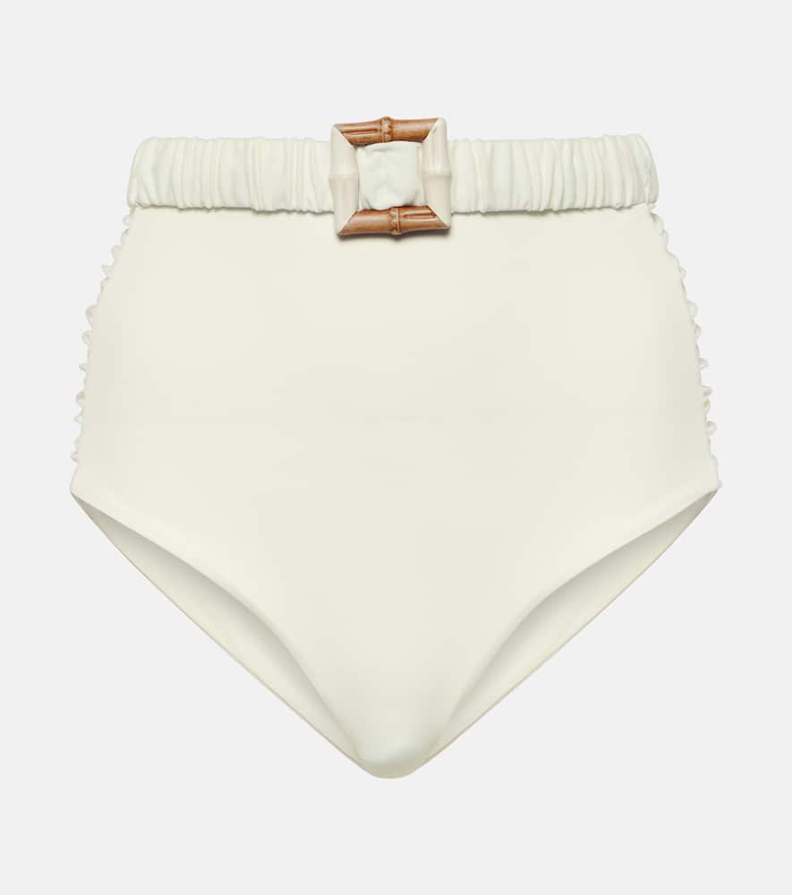 High-rise bikini bottoms
