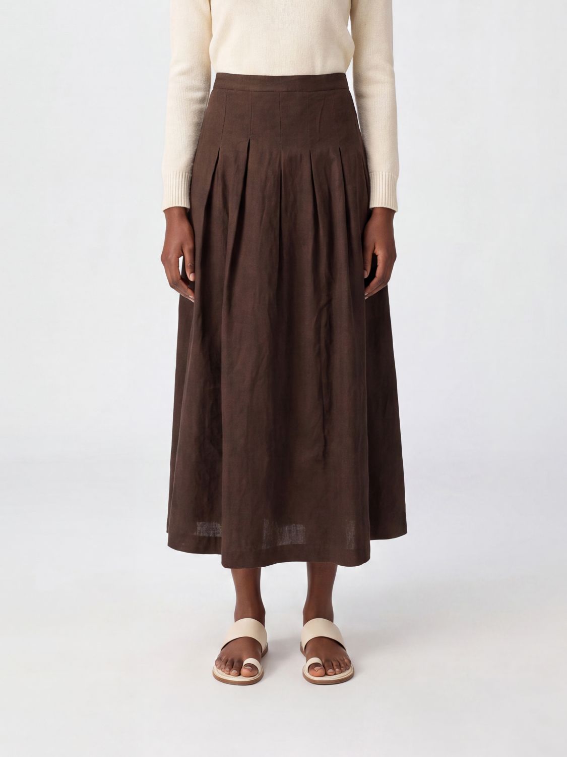Skirt Woman color Brown