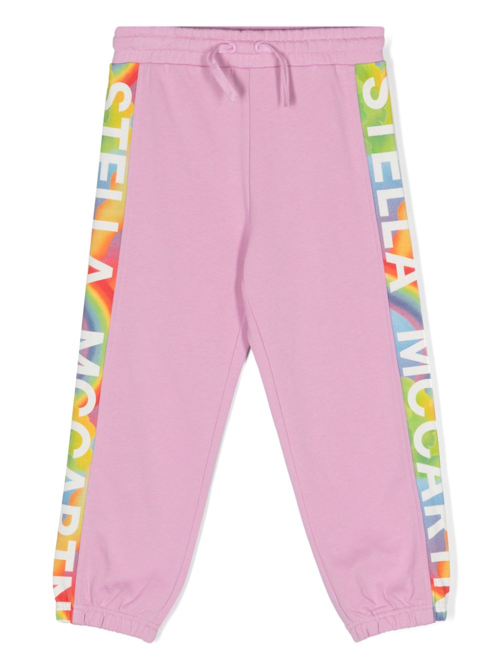 Logo-print tapered track pants - Pink