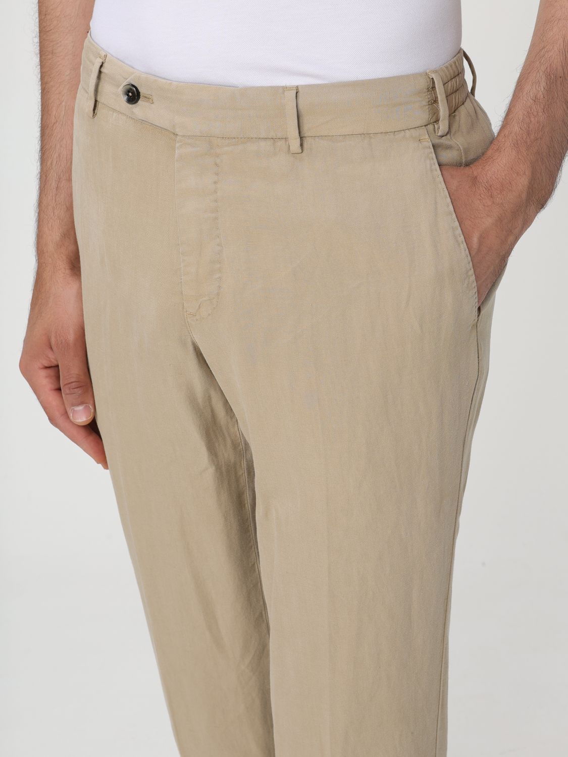 Pants Men color Beige