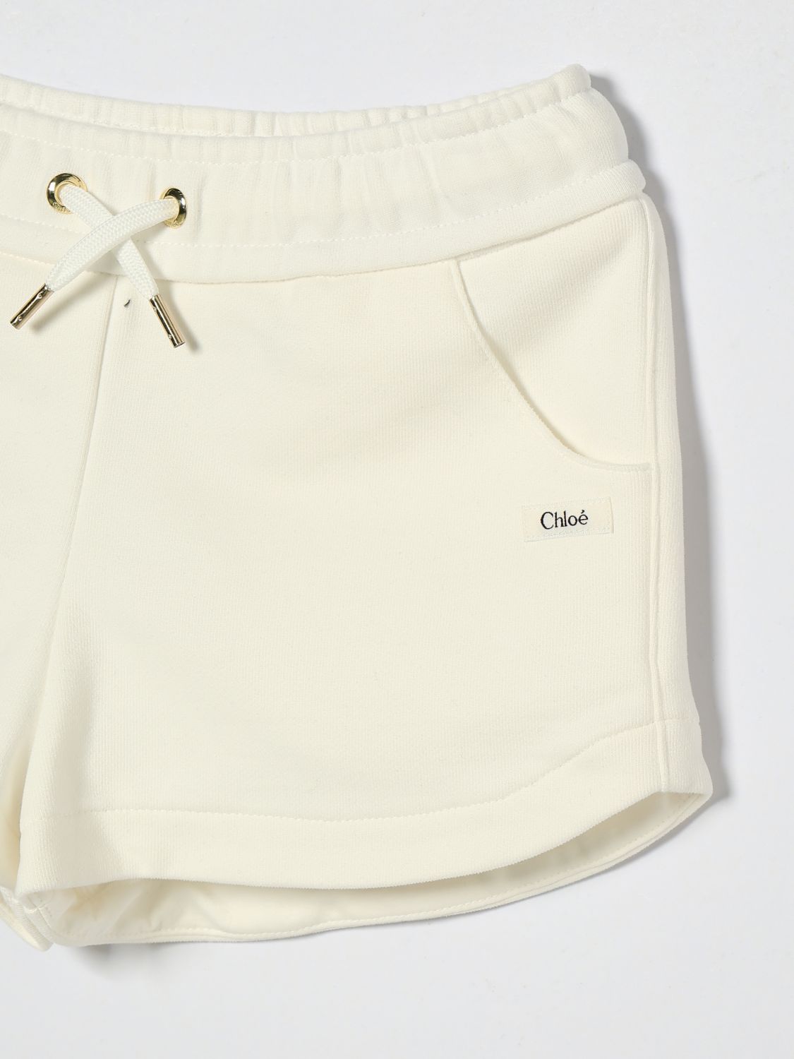 Shorts CHLOÉ Kids color Apricot