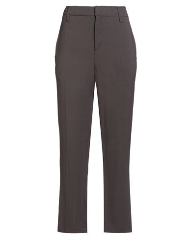 Woman Pants Chocolate brown Size 8 Viscose, Virgin Wool