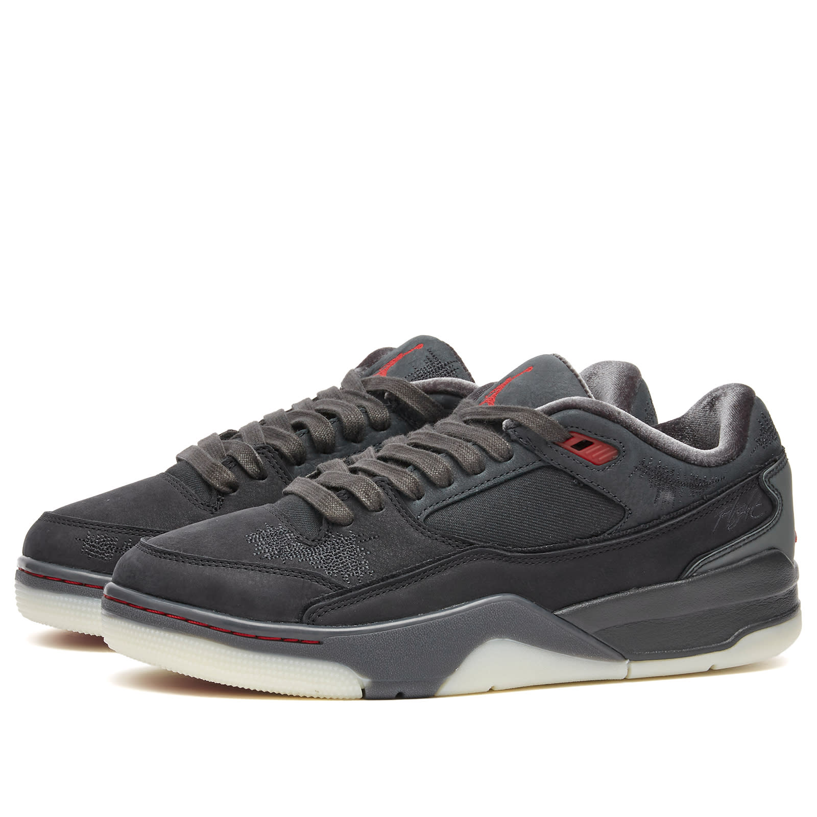 Air Jordan Flight Court SP Sneaker in Black/Red/Noir