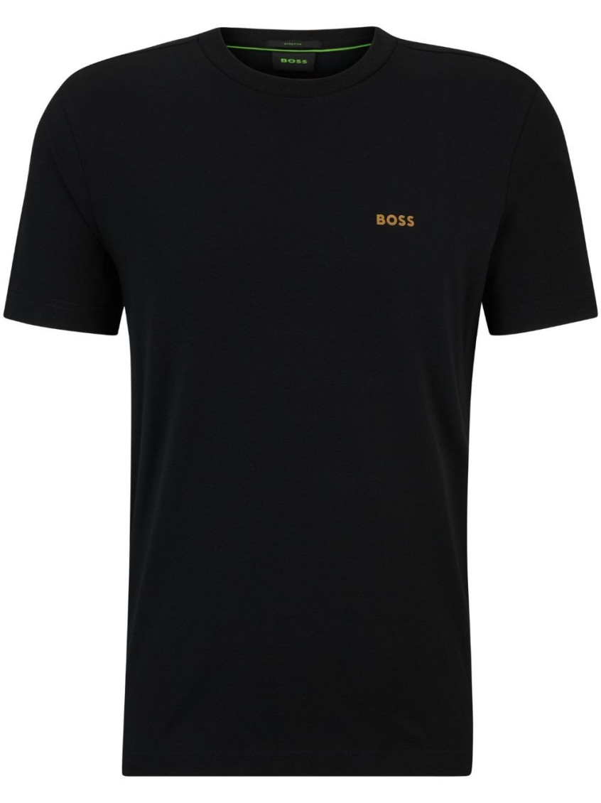 Black Crewneck Logo T-Shirt