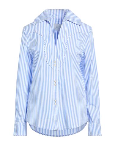 Woman Shirt Sky blue Size 2 Cotton