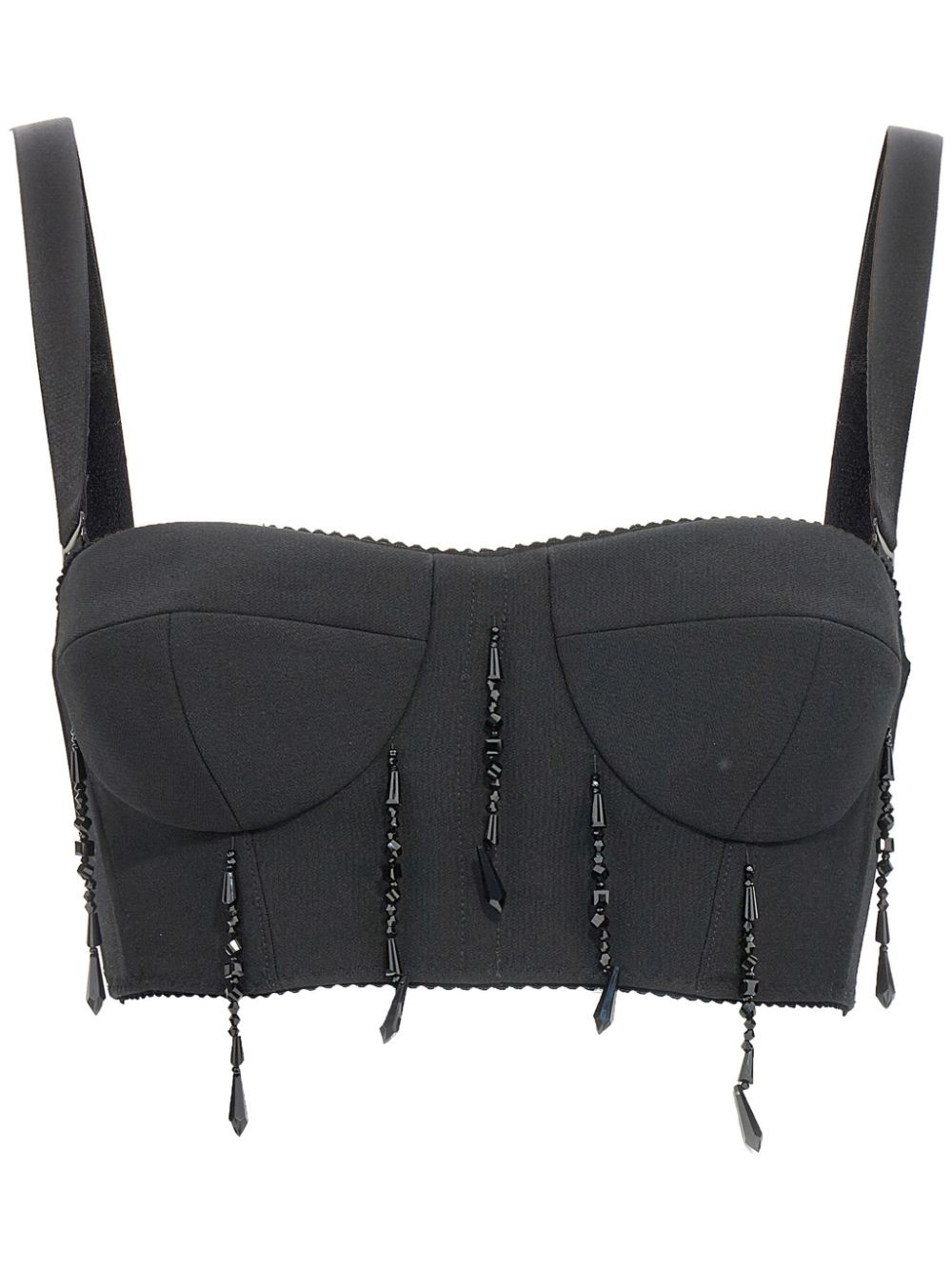 Beaded bustier - Black