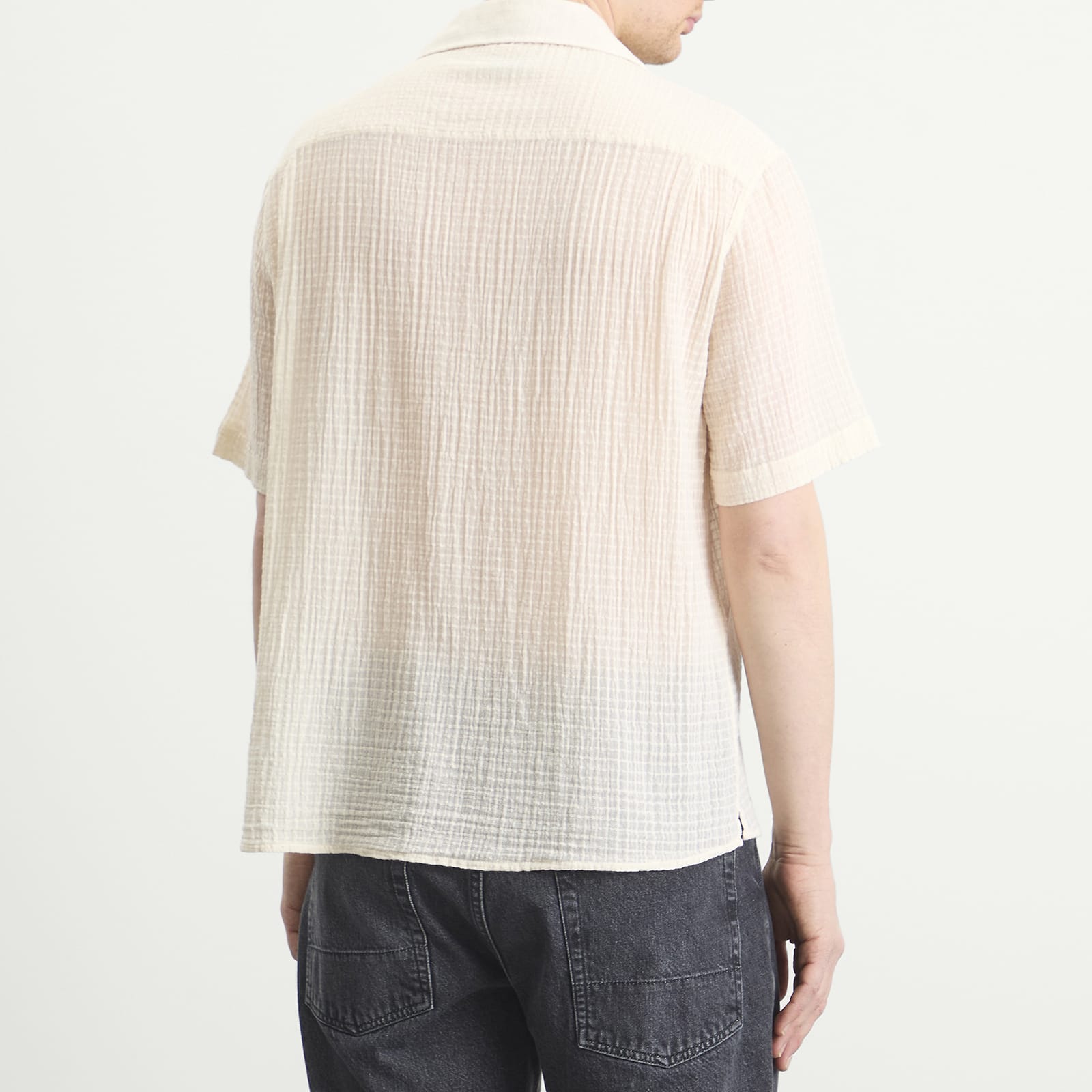 Men's Luis Shirt in Cream Check