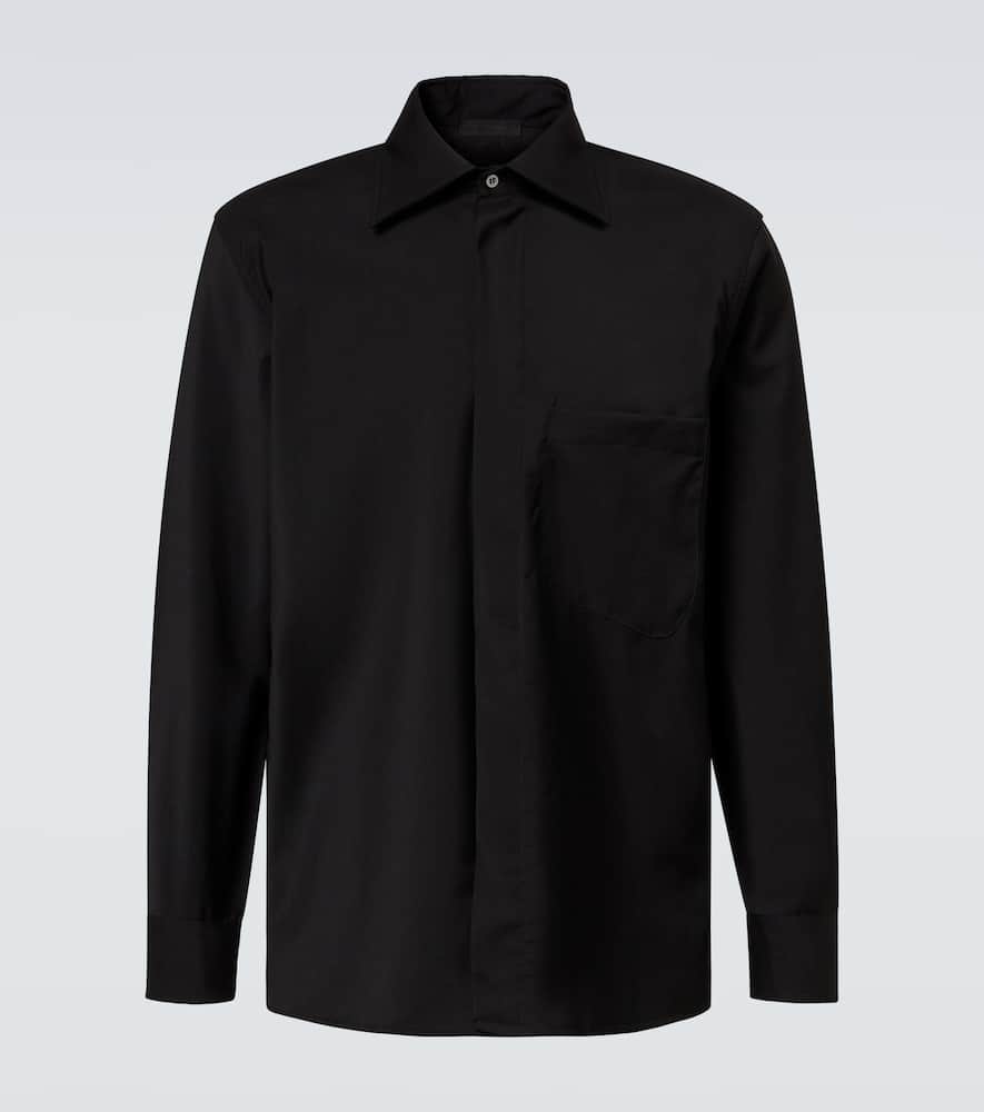 Wool overshirt
