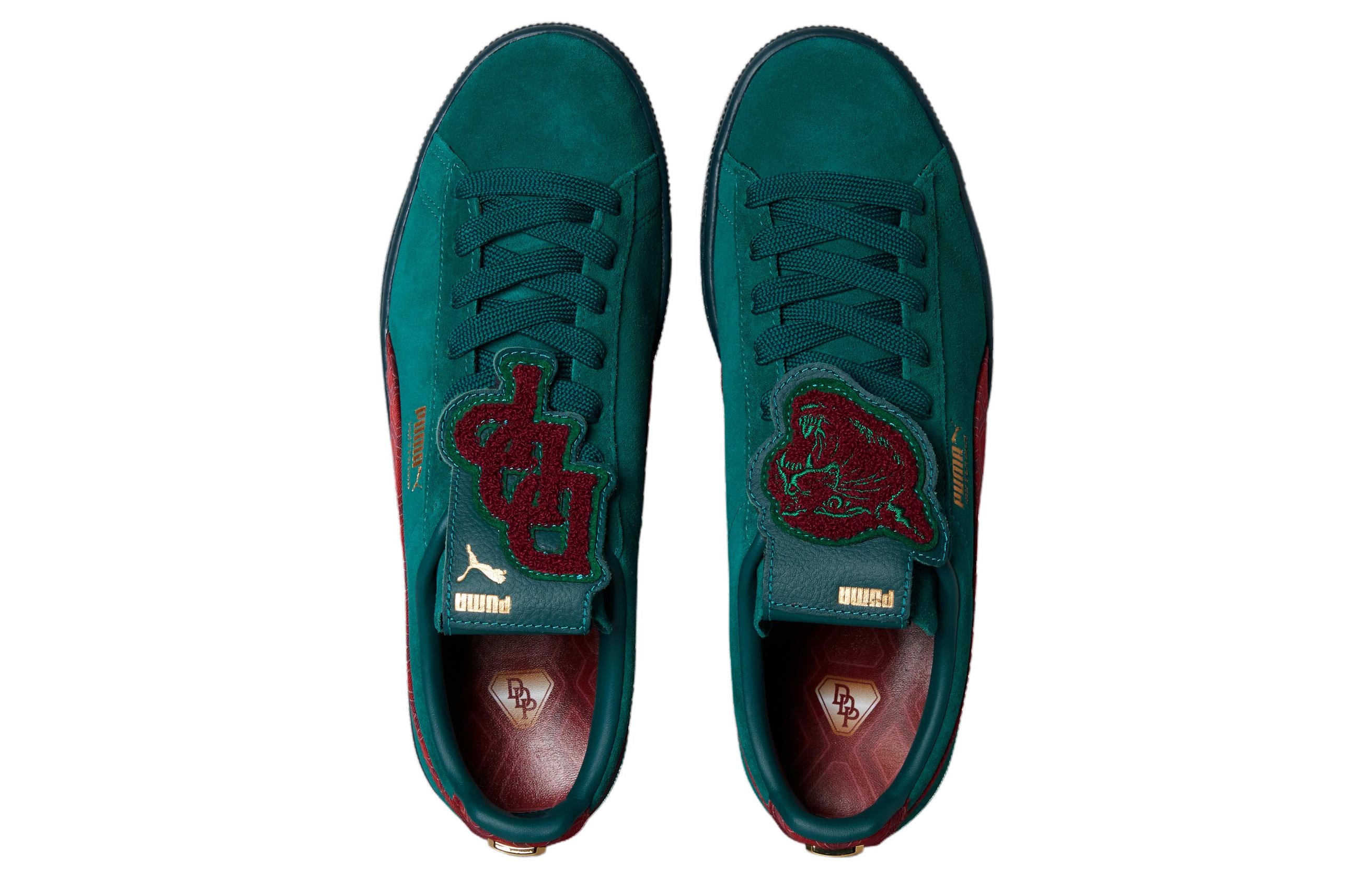 Dapper Dan x Suede 'Jacquard Print - Varsity Green'