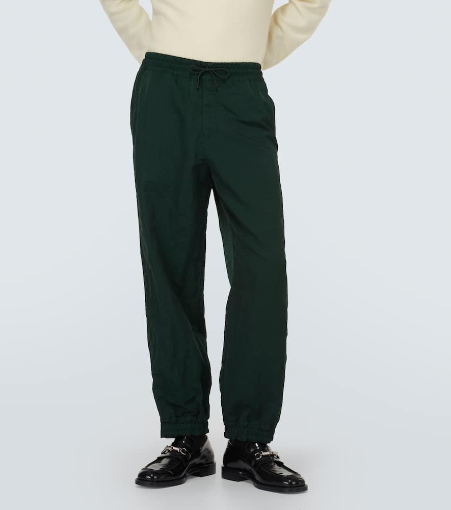 Technical wide-leg pants