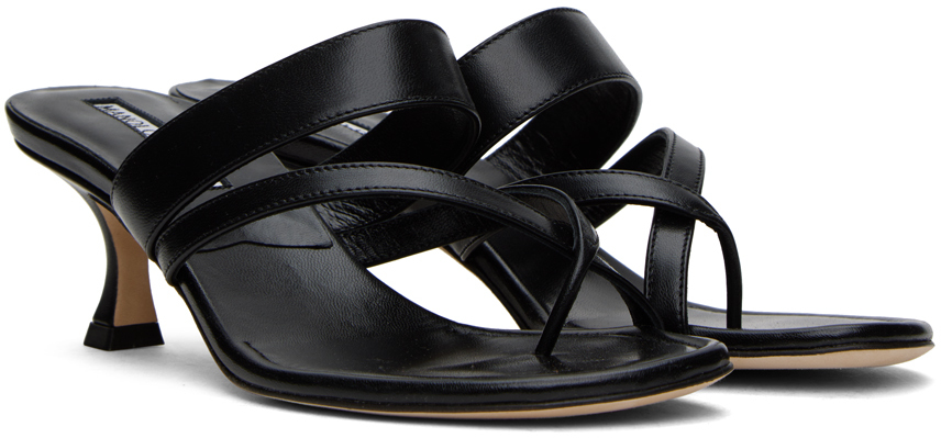 Manolo Blahnik Black Susa Heels