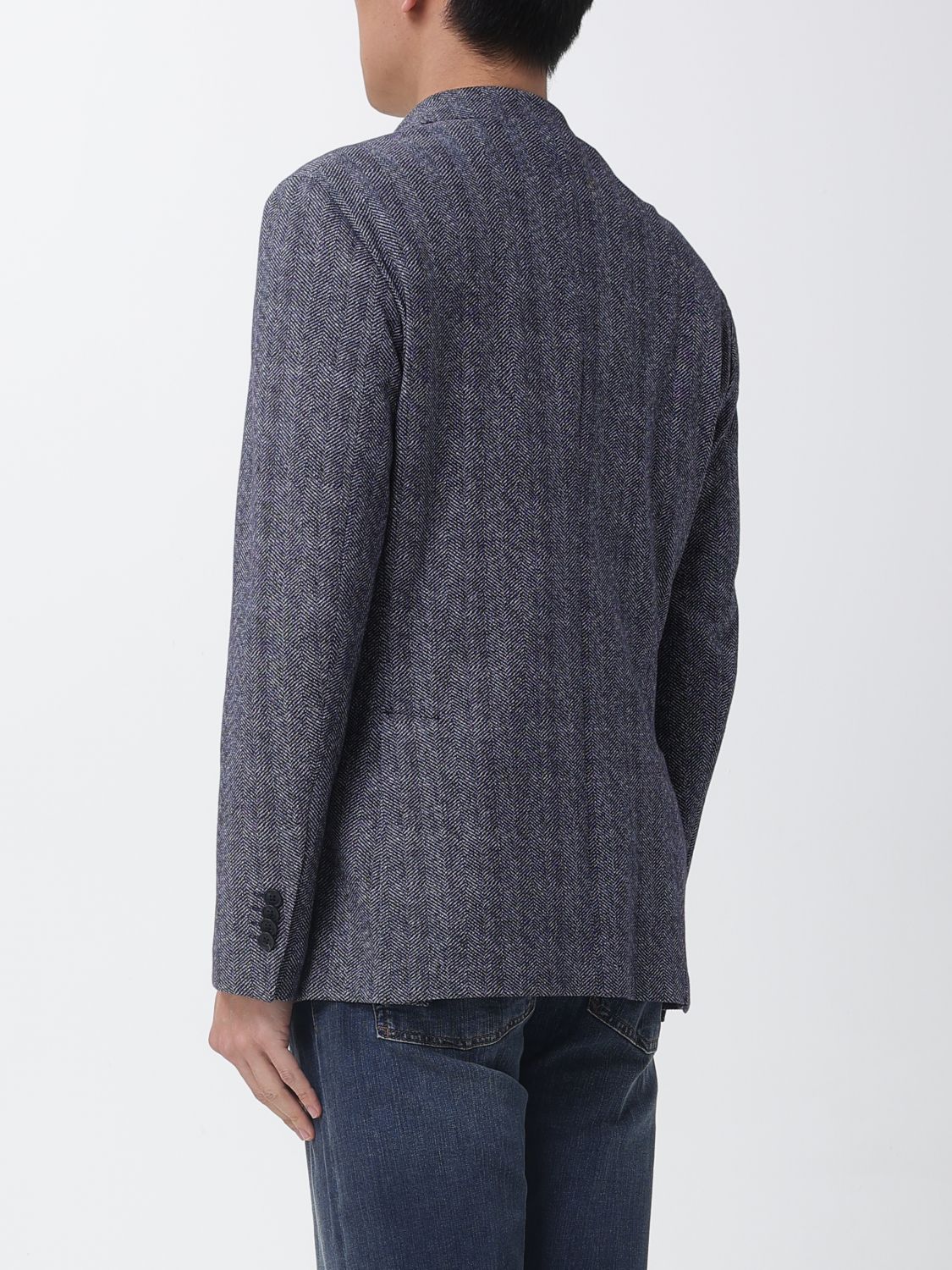 Jacket Men color Blue