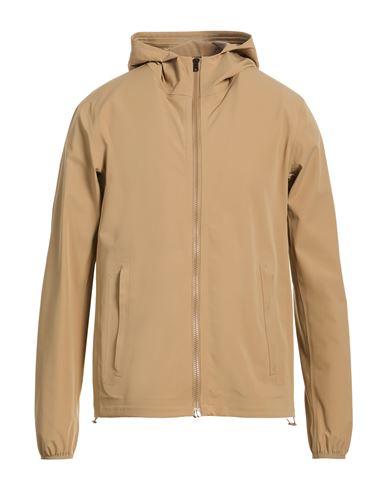 Man Overcoat & Trench Coat Sand Size 38 Polyamide, Elastane