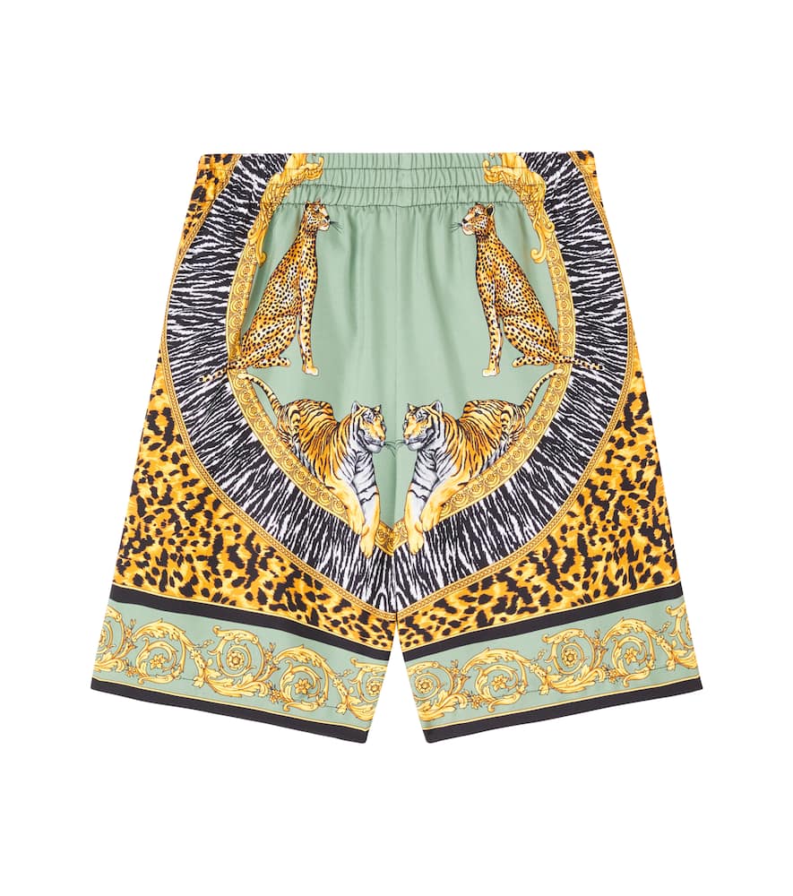 Wild Cats silk shorts