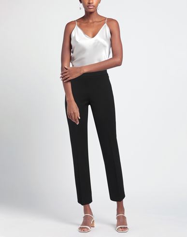 Woman Pants Black Size 10 Viscose, Polyamide, Elastane
