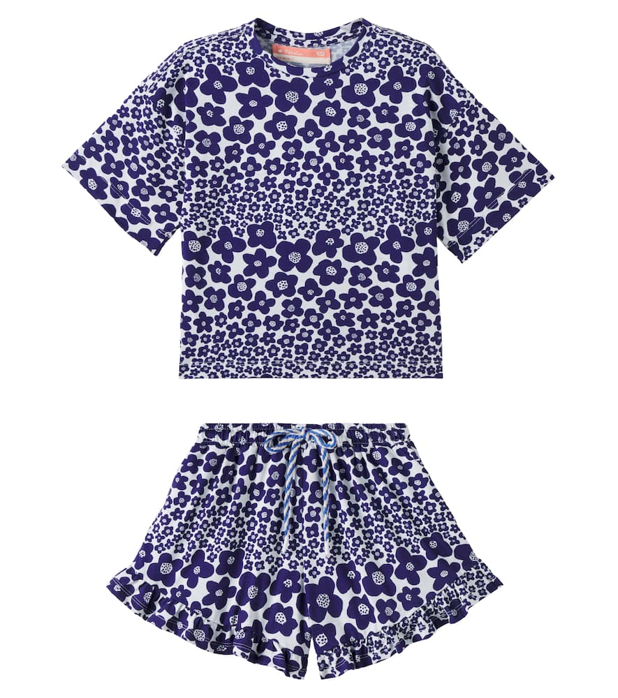 Fábula Flor Bela cotton shirt and shorts set