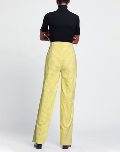 Woman Pants Yellow Size 6 Cotton