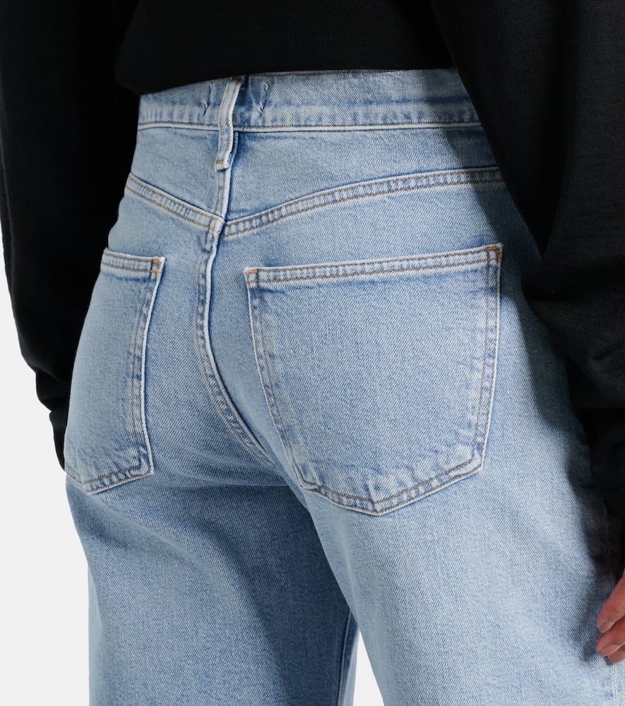 Harper high-rise wide-leg jeans