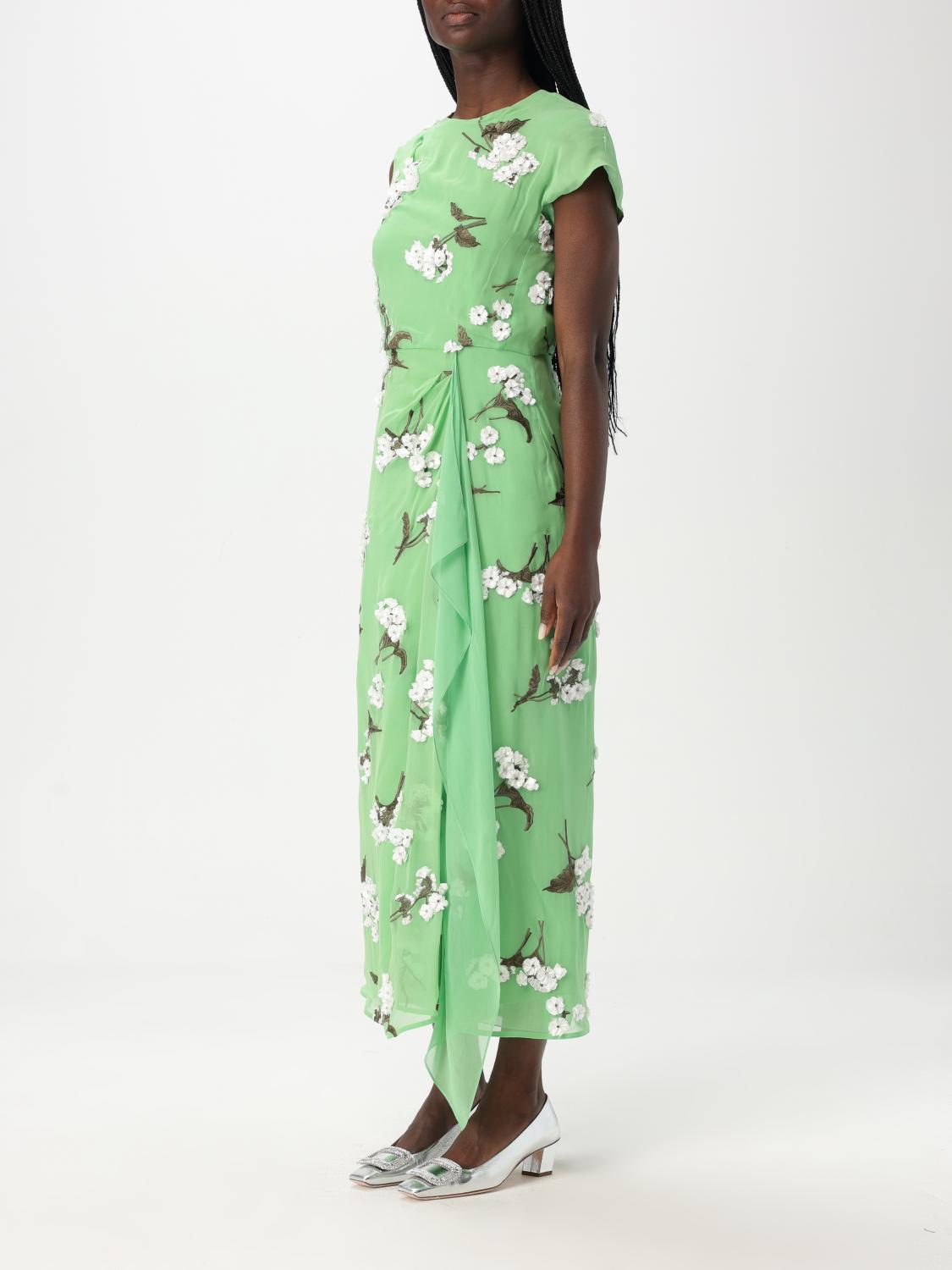 Dress ERDEM Woman color Green