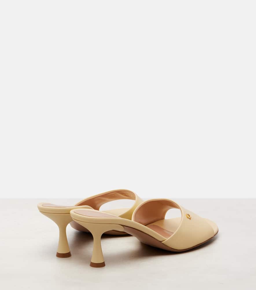 Gianvito Rossi Ascent 55 leather mules
