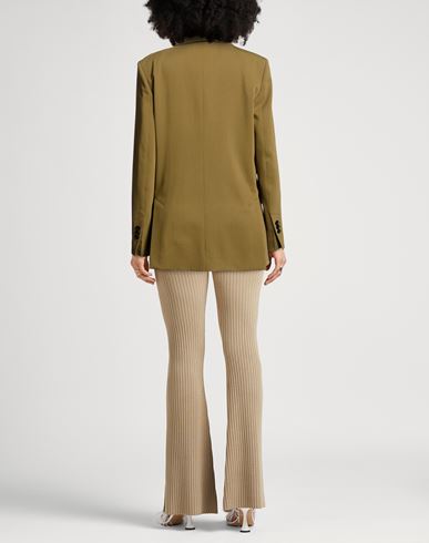 Woman Blazer Khaki Size 2 Virgin Wool