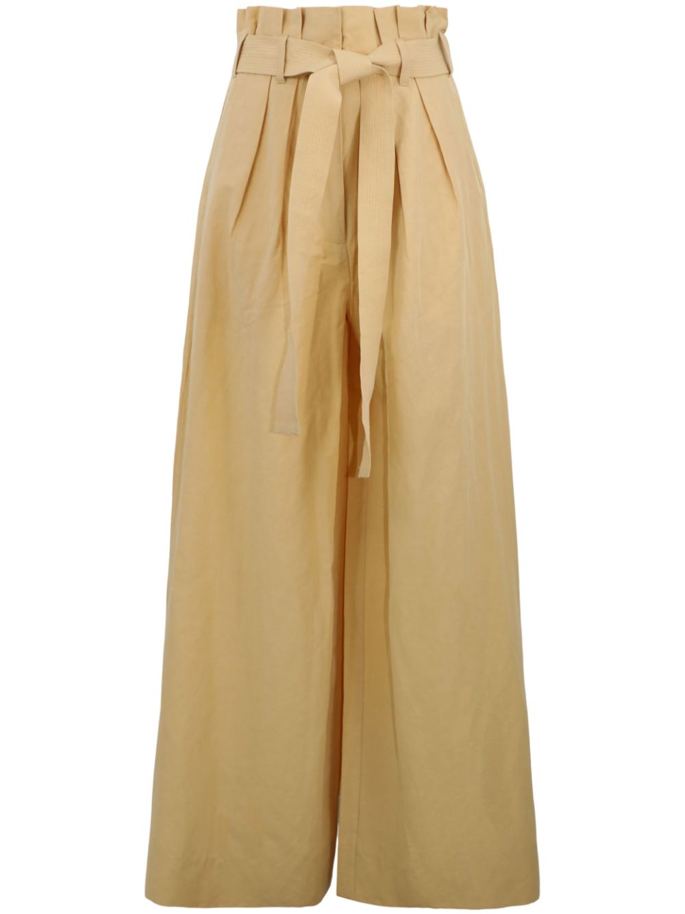 Gitana high-waisted flared trousers - Blue