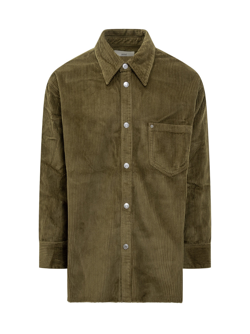 Green Regular Solid Shirt