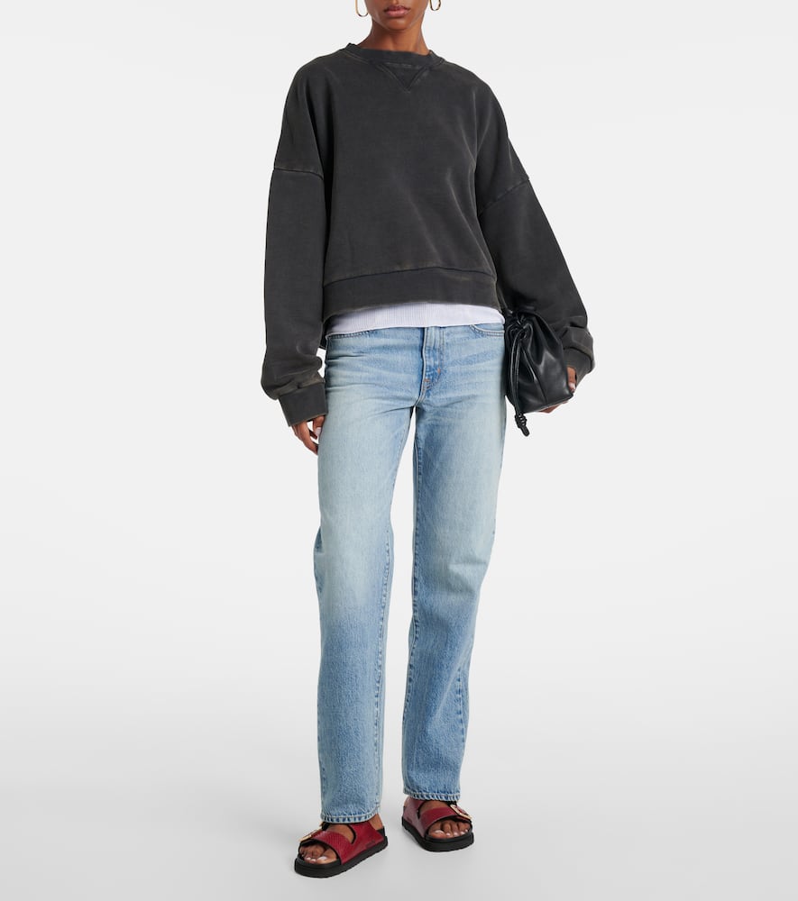 Kendra high-rise straight jeans